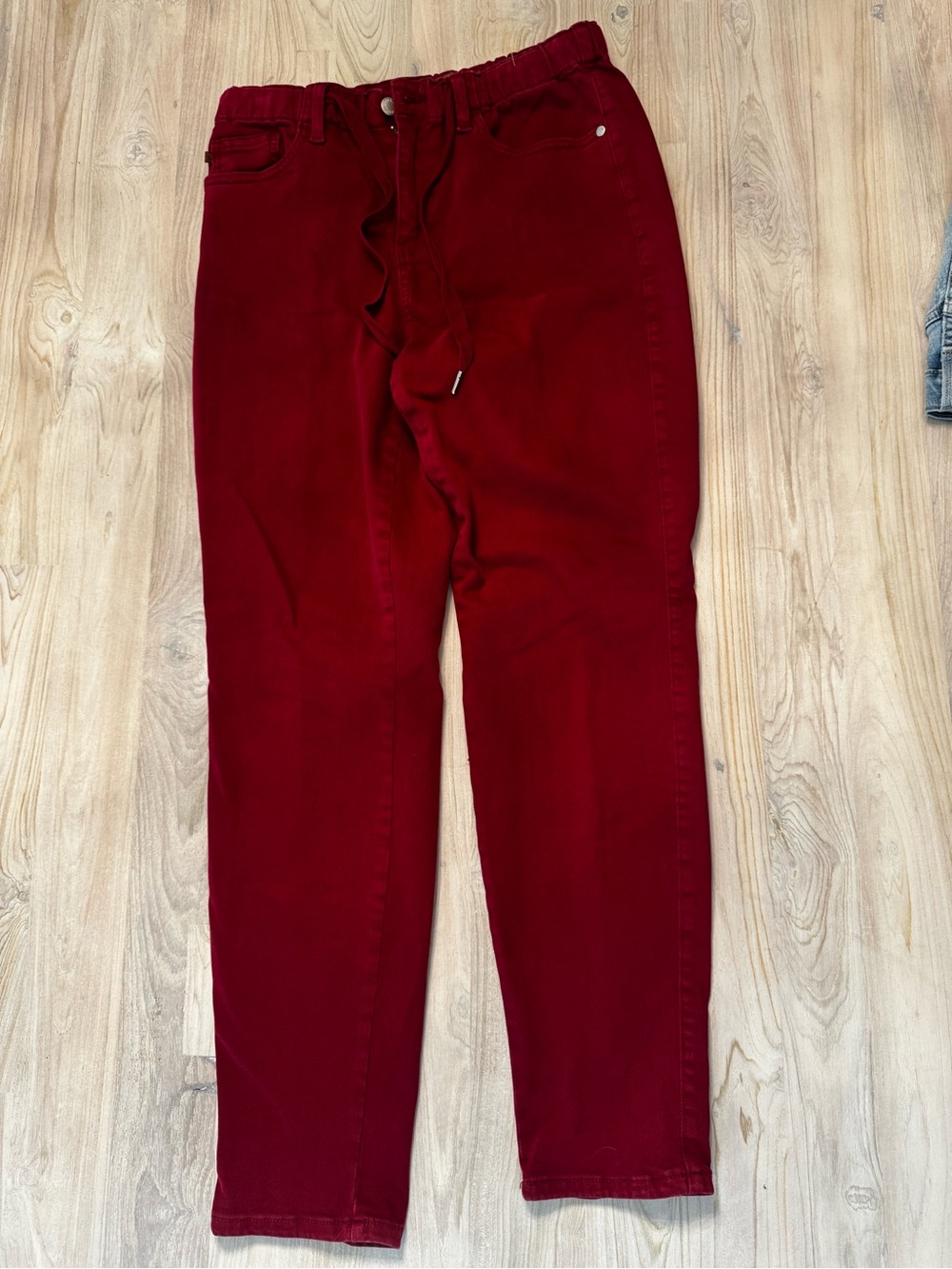 Judy Blue Crimson Drawstring Waist Jeans
